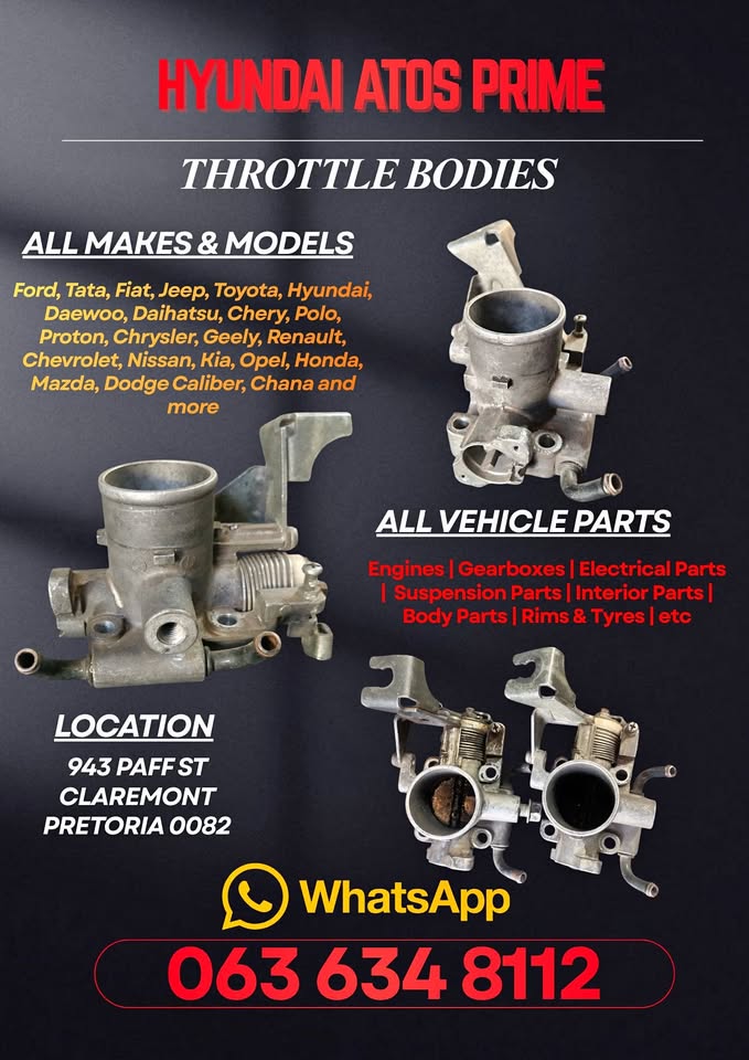 Hyundai atos prime throttle Bodies for sale - Private Seller Hyundai atos prime throttle Bodies for sale - Private Seller
