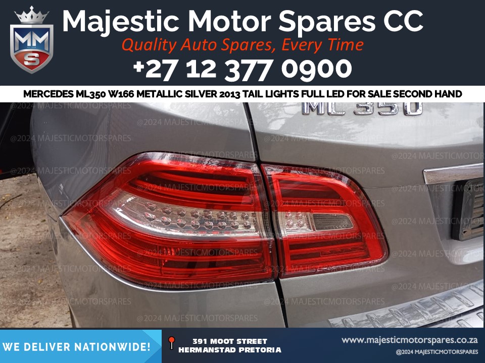 Full LED Tail lights for Mercedes ML350 W166 2013 Preface – For Sale - Private Seller Full LED Tail lights for Mercedes ML350 W166 2013 Preface – For Sale - Private Seller