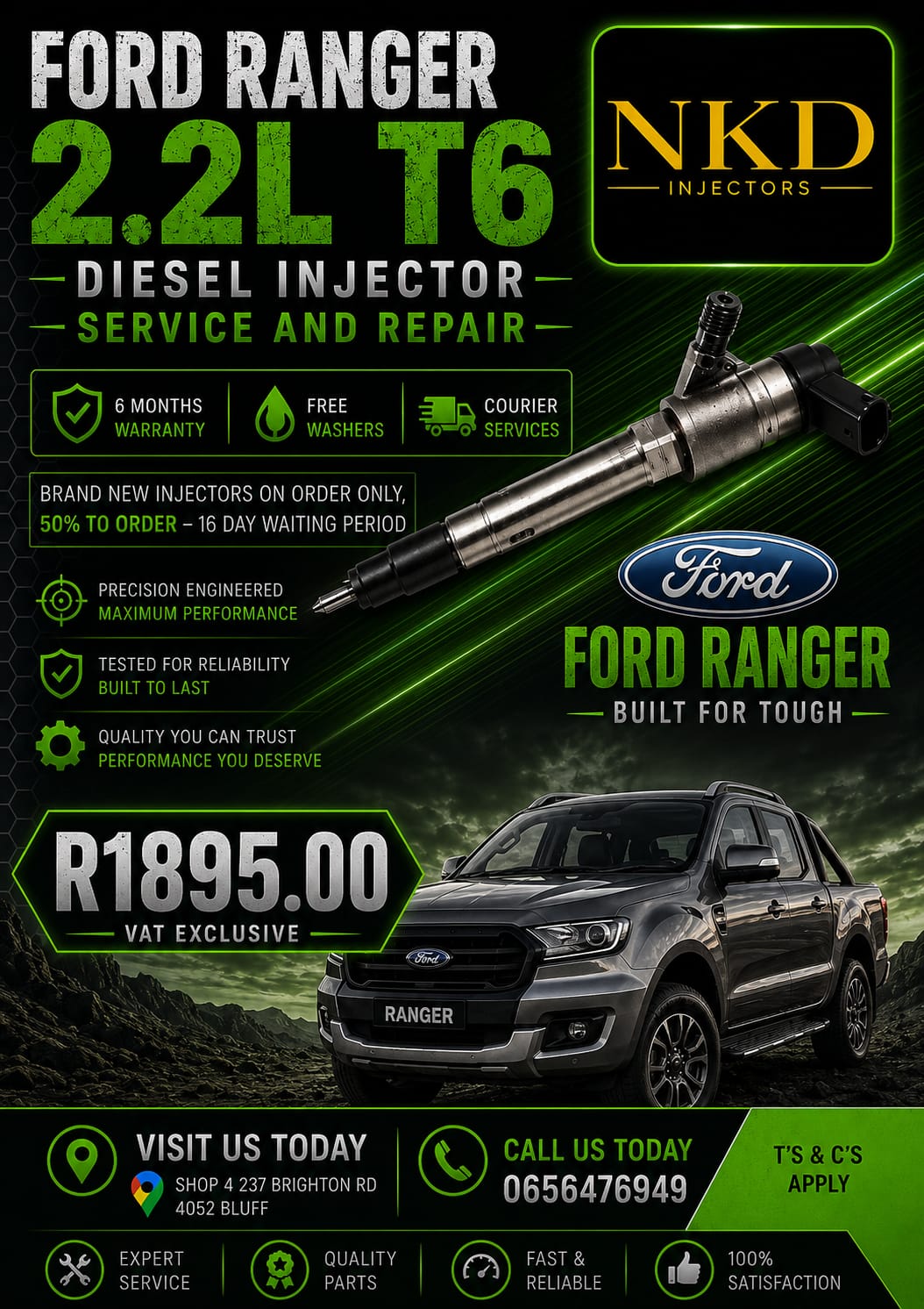 Fix_Your_Ford_Ranger_2.2L_T6_Diesel_Injectors_With_NKD - Private Seller Fix_Your_Ford_Ranger_2.2L_T6_Diesel_Injectors_With_NKD - Private Seller