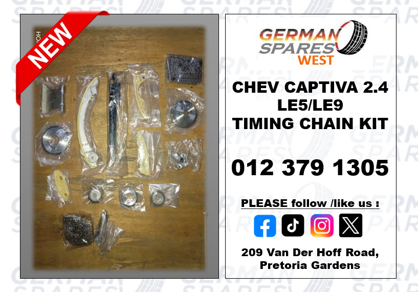 CHEV CAPTIVA 2.4 LE5/LE9 TIMING CHAIN KIT – NEW FOR SALE - Private Seller CHEV CAPTIVA 2.4 LE5/LE9 TIMING CHAIN KIT – NEW FOR SALE - Private Seller