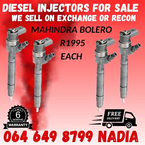 MAHINDRA BOLERO DIESEL INJECTORS FOR SALE - Private Seller