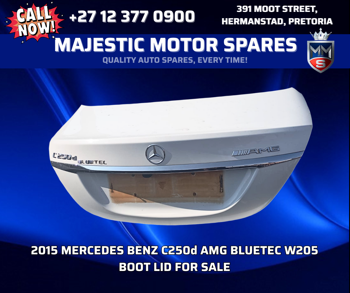 2015 Mercedes Benz C250d AMG Bluetec W205 Boot Lid For Sale – Second Hand - Private Seller 2015 Mercedes Benz C250d AMG Bluetec W205 Boot Lid For Sale – Second Hand - Private Seller