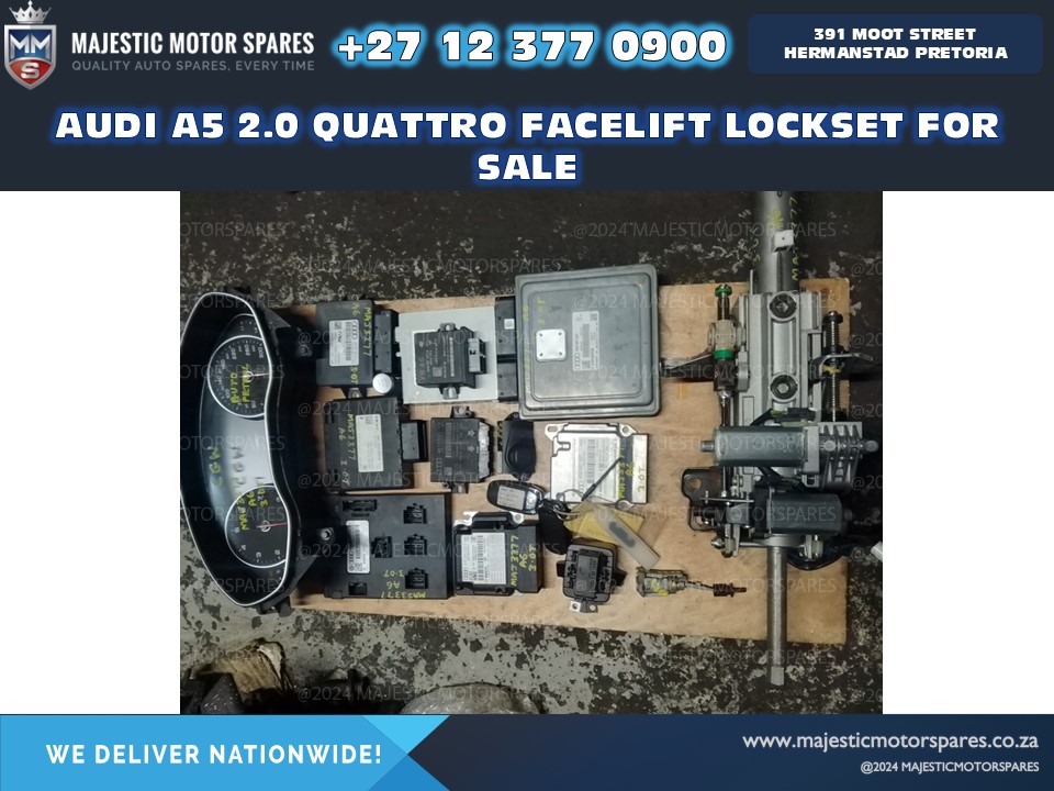 Audi a5 2.0 quattro facelift lockset for sale maj3377 - Private Seller