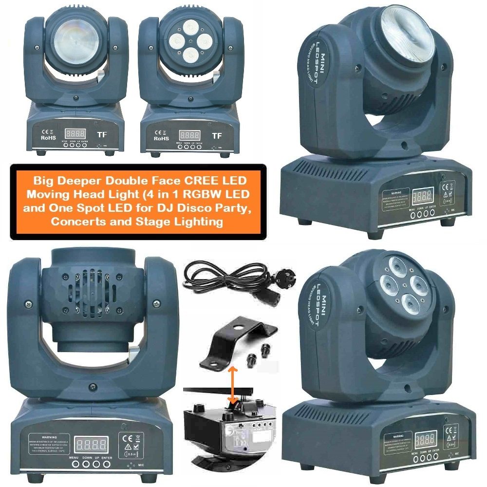 Professional Double Faced Disco Moving Head DMX512 Stage, DJ Party Light. NEW