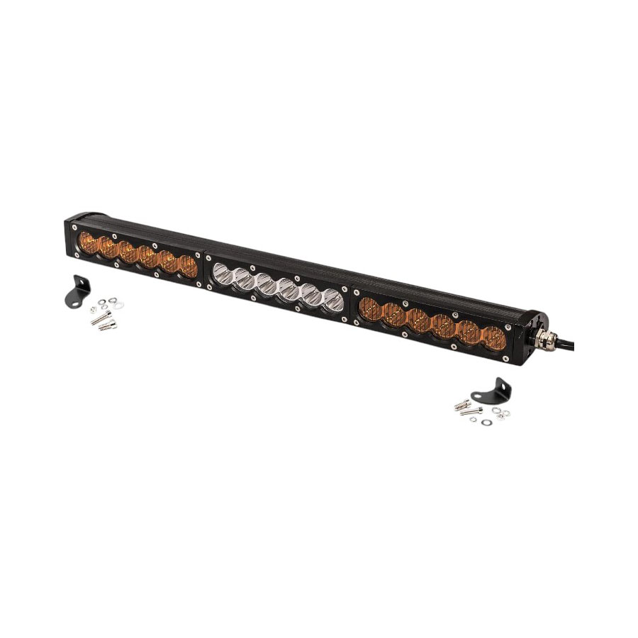 20″ Single Row White & Amber LED Aluminium Light Bar 20″ Single Row White & Amber LED Aluminium Light Bar