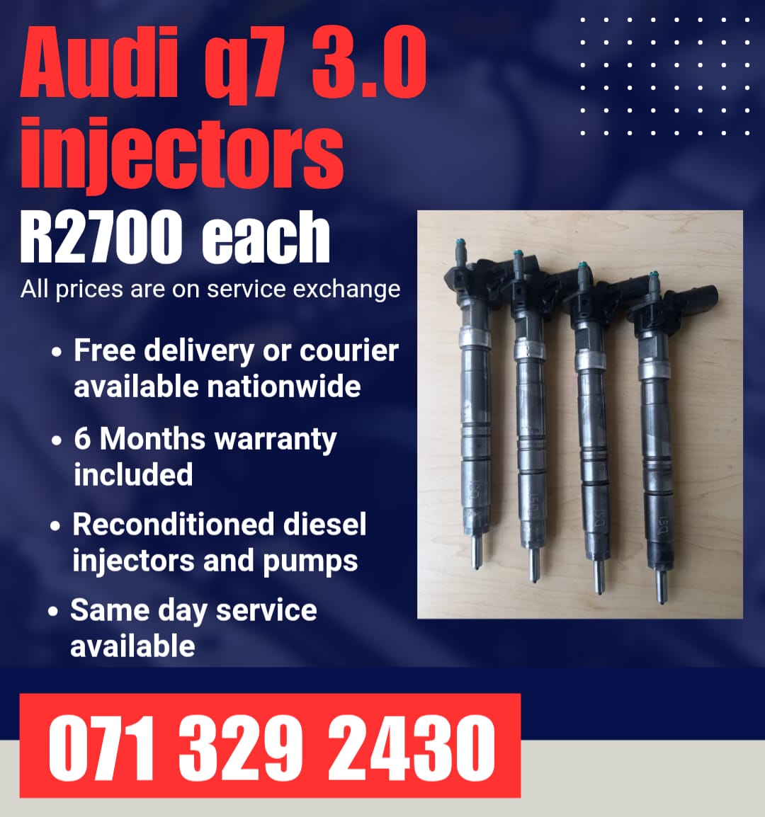 AUDI Q7 3.0 INJECTORS FOR SALE WITH WARRANTY - Private Seller AUDI Q7 3.0 INJECTORS FOR SALE WITH WARRANTY - Private Seller