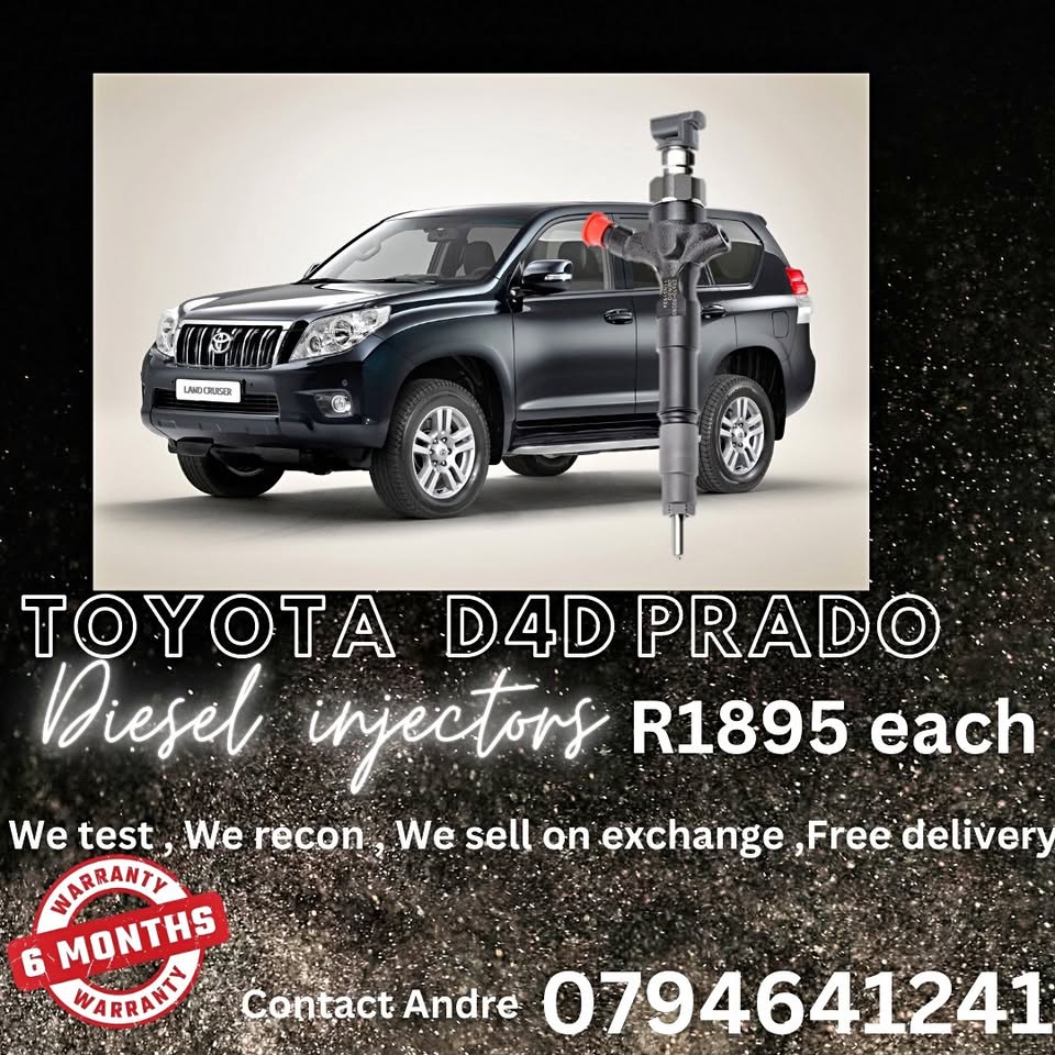 TOYOTA PRADO D4D DIESEL INJECTORS - Private Seller TOYOTA PRADO D4D DIESEL INJECTORS - Private Seller