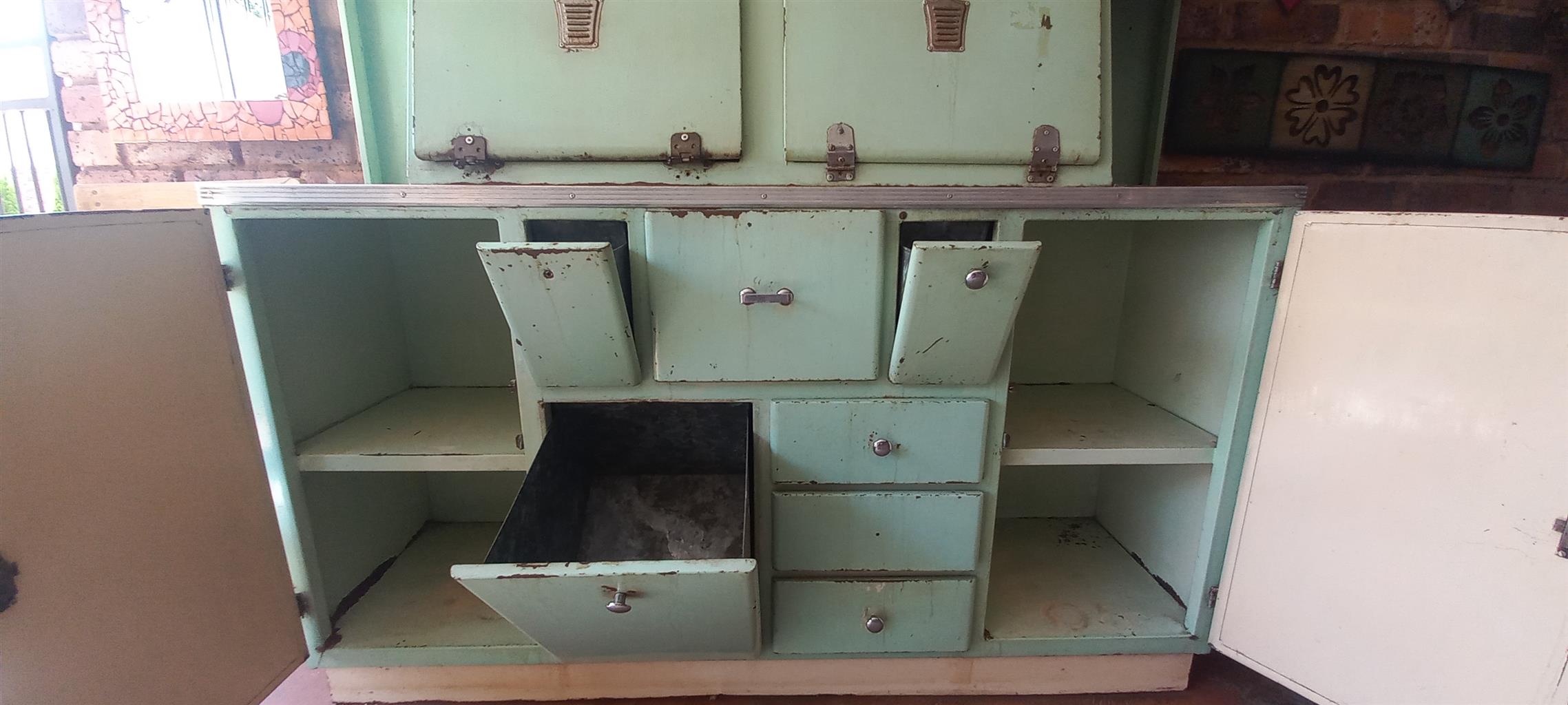 Antique/Vintage steel kitchen cabinet