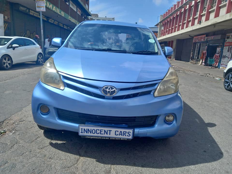 2014 TOYOTA AVANZA 1.5 PETROL, MANUAL TRANSMISSION, SKY BLUE COLOUR