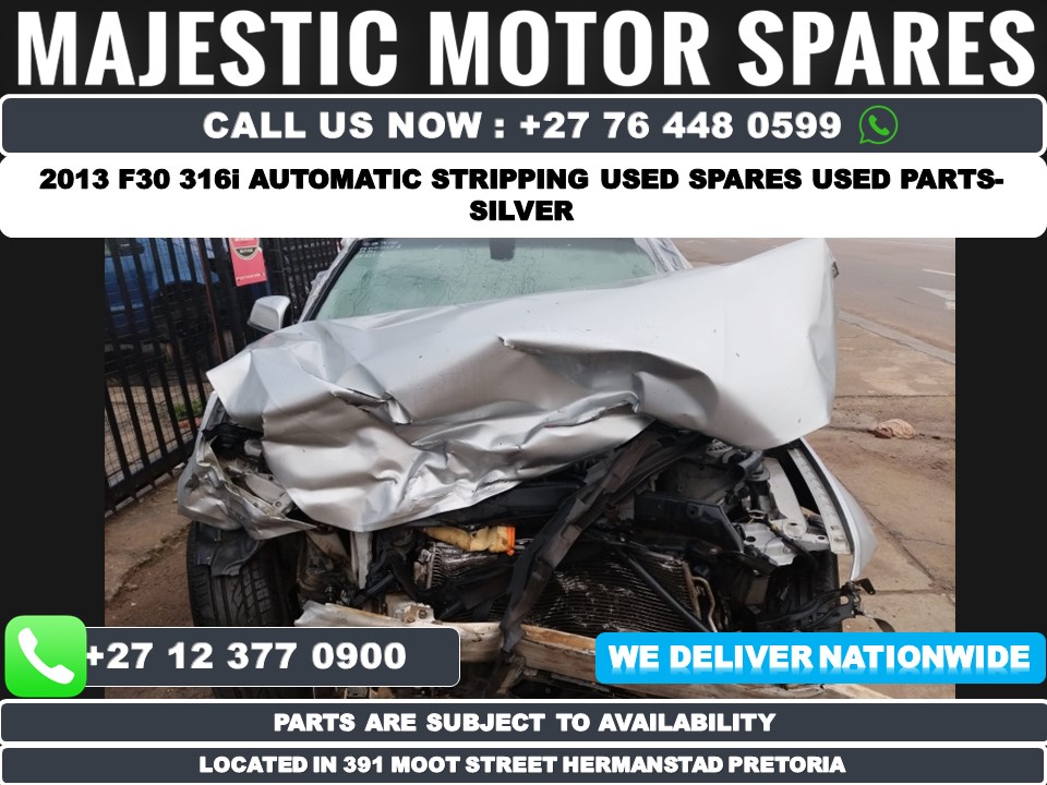 2013 BMW F30 316i spares parts for sale - silver - Private Seller 2013 BMW F30 316i spares parts for sale - silver - Private Seller