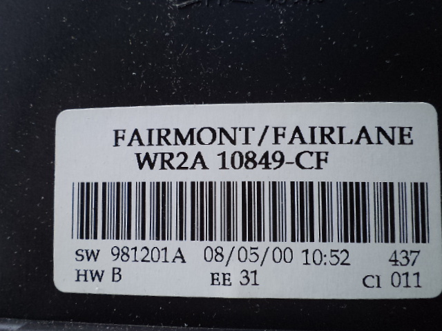 Ford Falcon / Fairmont / Fairlane /Fortura instrument cluster