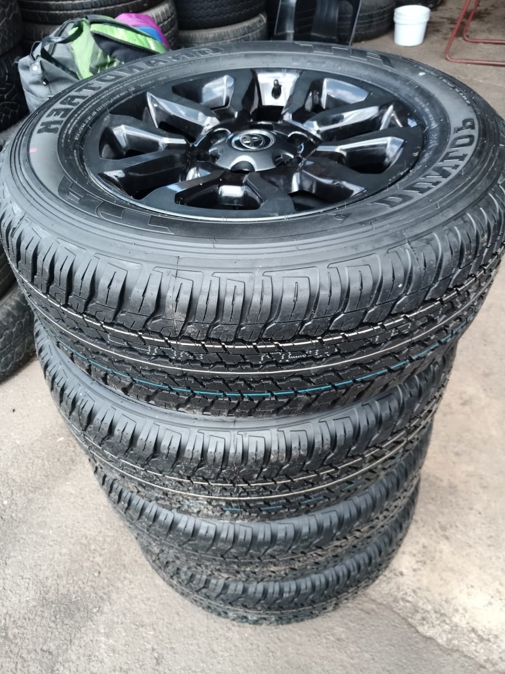 18" Toyota Legend 50 RS original mags with brand new 265/60/18 Dunlop Grandtreck - Private Seller 18" Toyota Legend 50 RS original mags with brand new 265/60/18 Dunlop Grandtreck - Private Seller