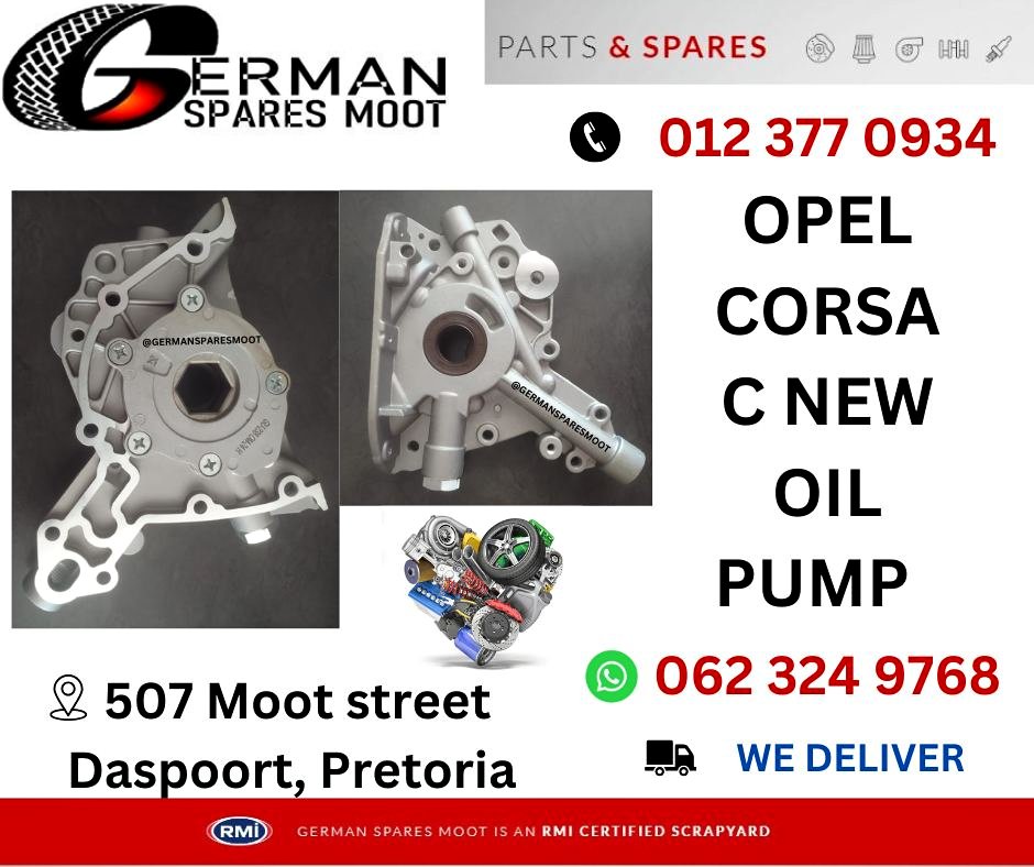 Opel Corsa C New Oil Pump