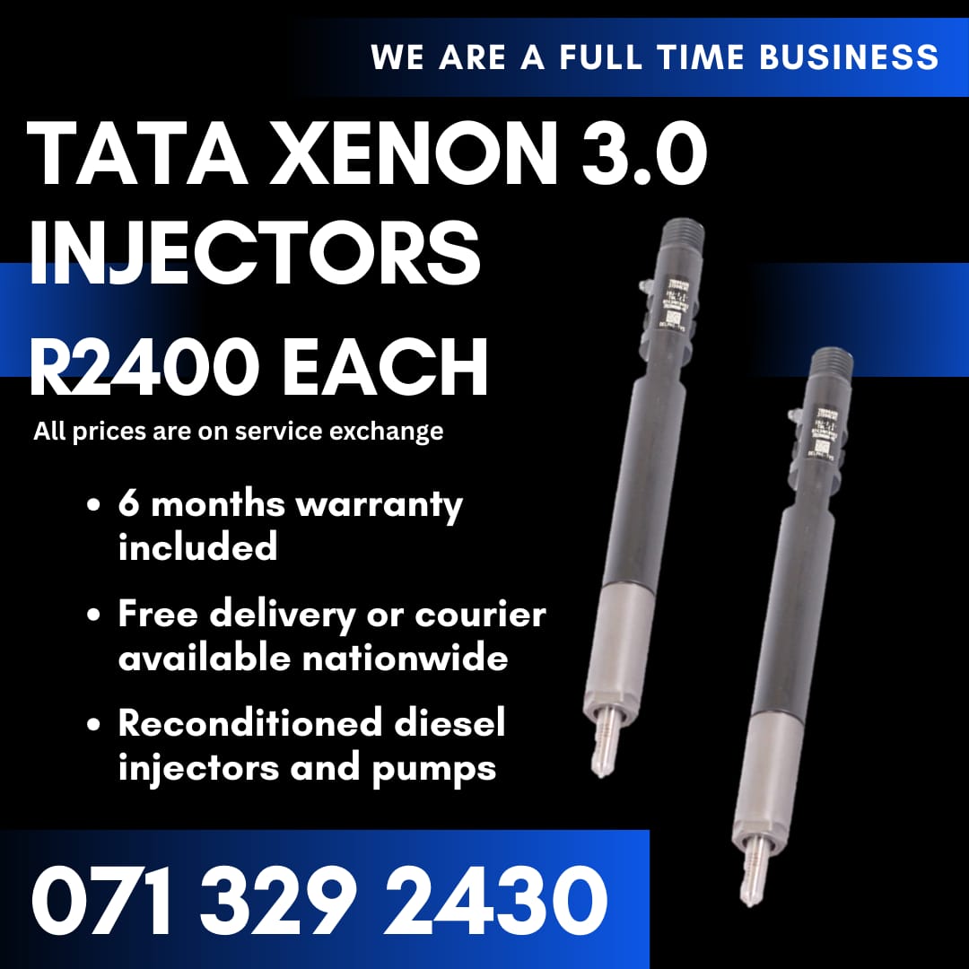 TATA XENON 3.0 INJECTORS FOR SALE WITH WARRANTY INCLUDED - Private Seller TATA XENON 3.0 INJECTORS FOR SALE WITH WARRANTY INCLUDED - Private Seller