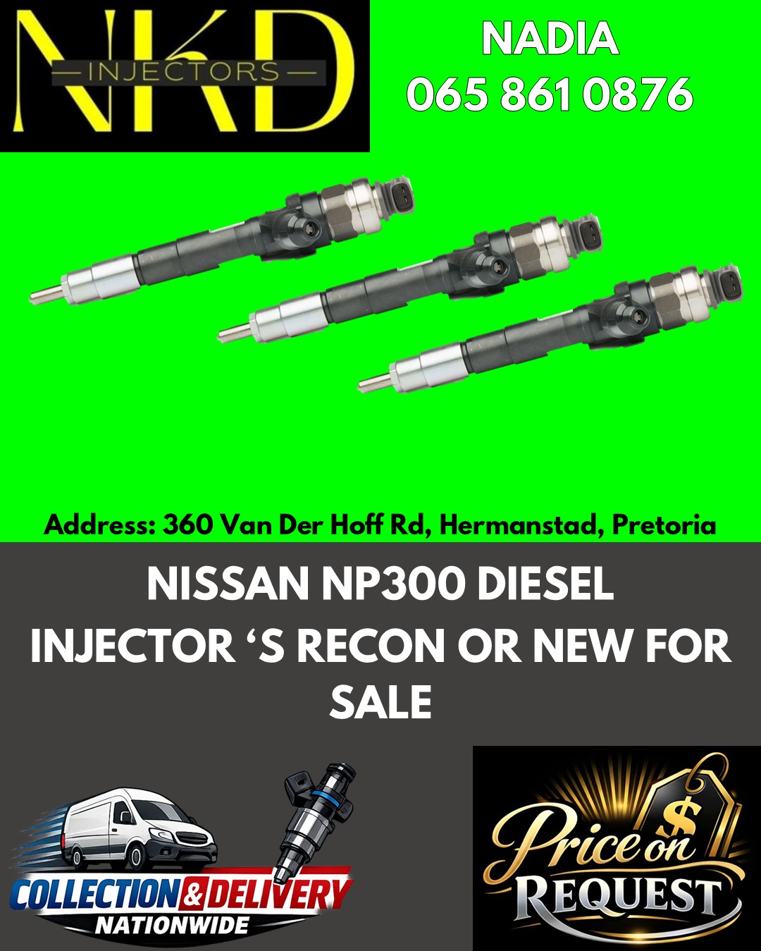 NISSAN NP300 TESTED DIESEL INJECTORS AVAILABLE NOW - Private Seller NISSAN NP300 TESTED DIESEL INJECTORS AVAILABLE NOW - Private Seller