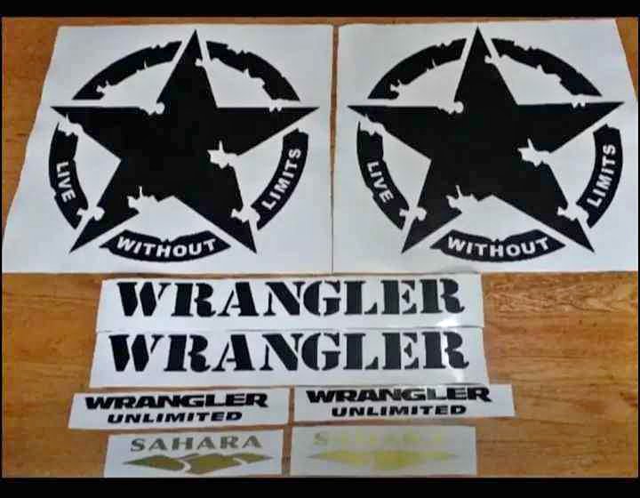 Jeep JK Wrangler stickers decals graphics - Private Seller