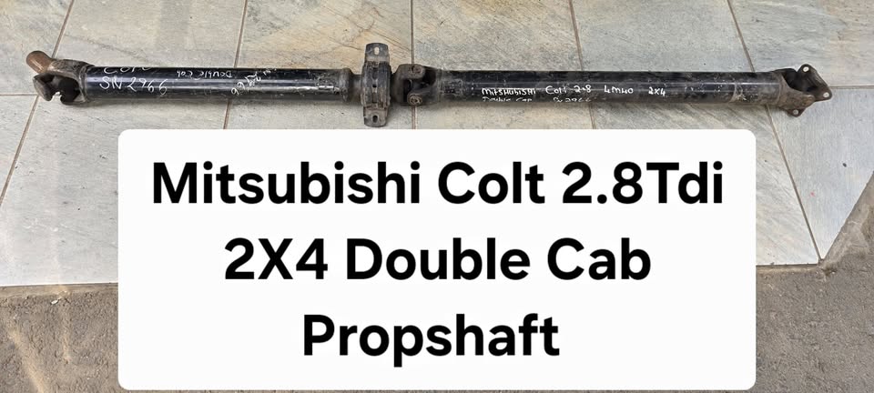 Mitsubishi Colt 2.8TDi 2X4 Double Cab Propshaft For Sale - Private Seller Mitsubishi Colt 2.8TDi 2X4 Double Cab Propshaft For Sale - Private Seller