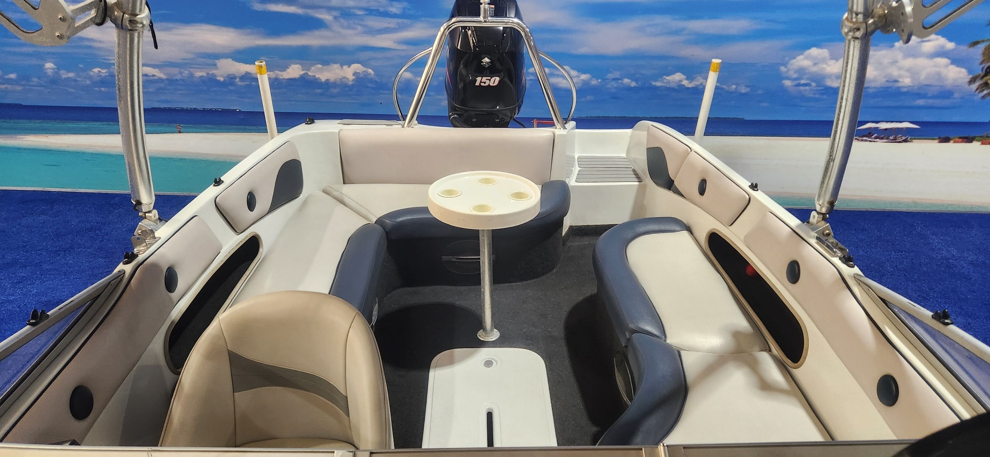 SUNDOWNER 190 ON TRAILER 150 HP SUZUKI 4 STROKE