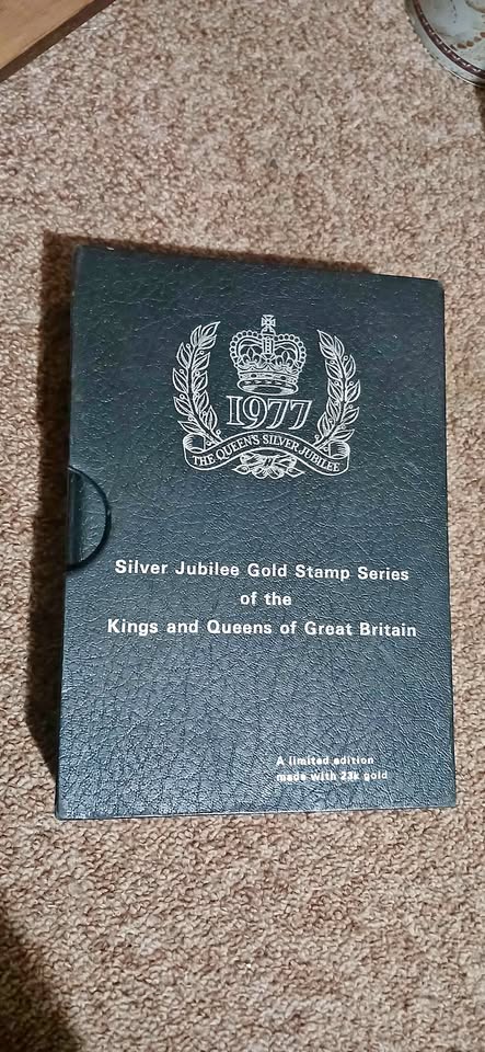 Golden  stamps, queens off  Britain