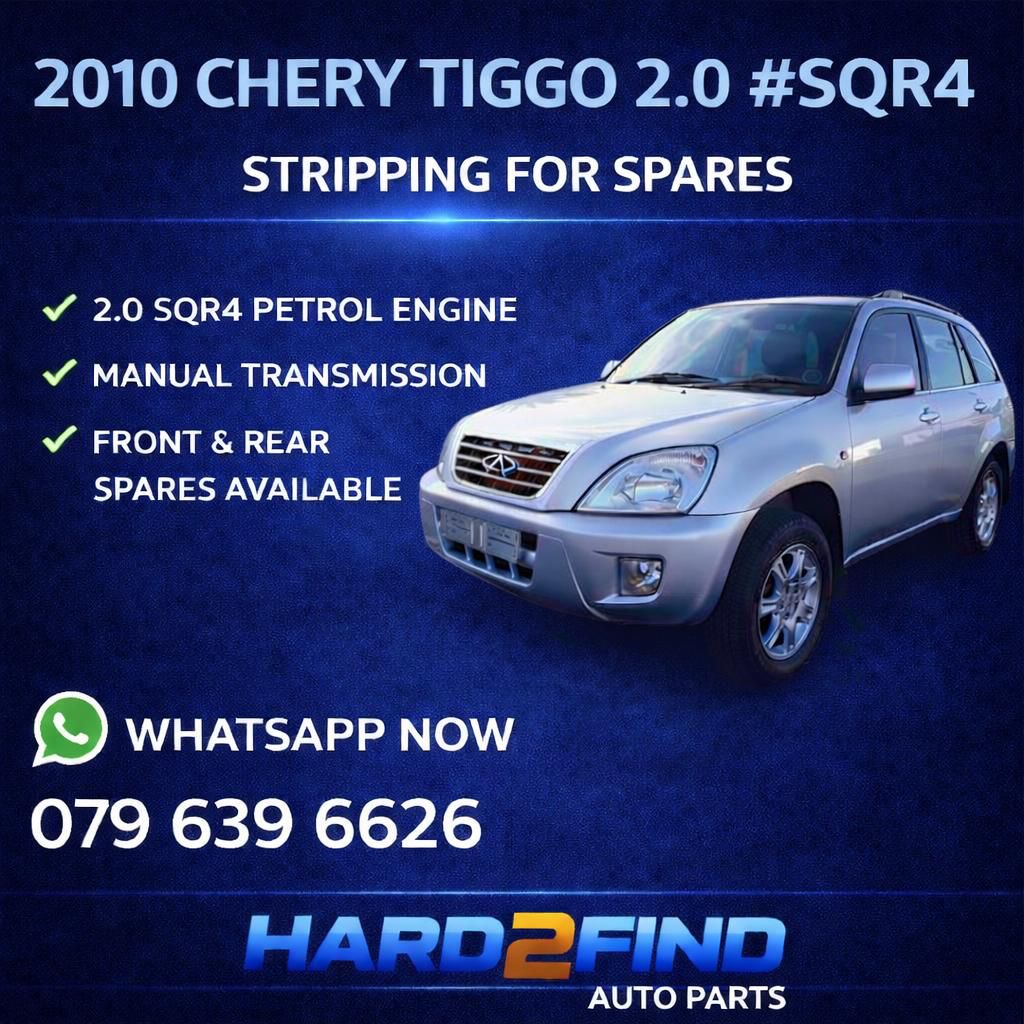 2010 Chery Tiggo 2.0 #SQR4 Stripping For Spares!!! - Private Seller 2010 Chery Tiggo 2.0 #SQR4 Stripping For Spares!!! - Private Seller