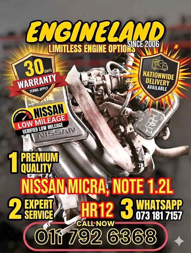 Nissan Micra, Note 3 cylinder 1.2L HR12DE engine - Private Seller Nissan Micra, Note 3 cylinder 1.2L HR12DE engine - Private Seller