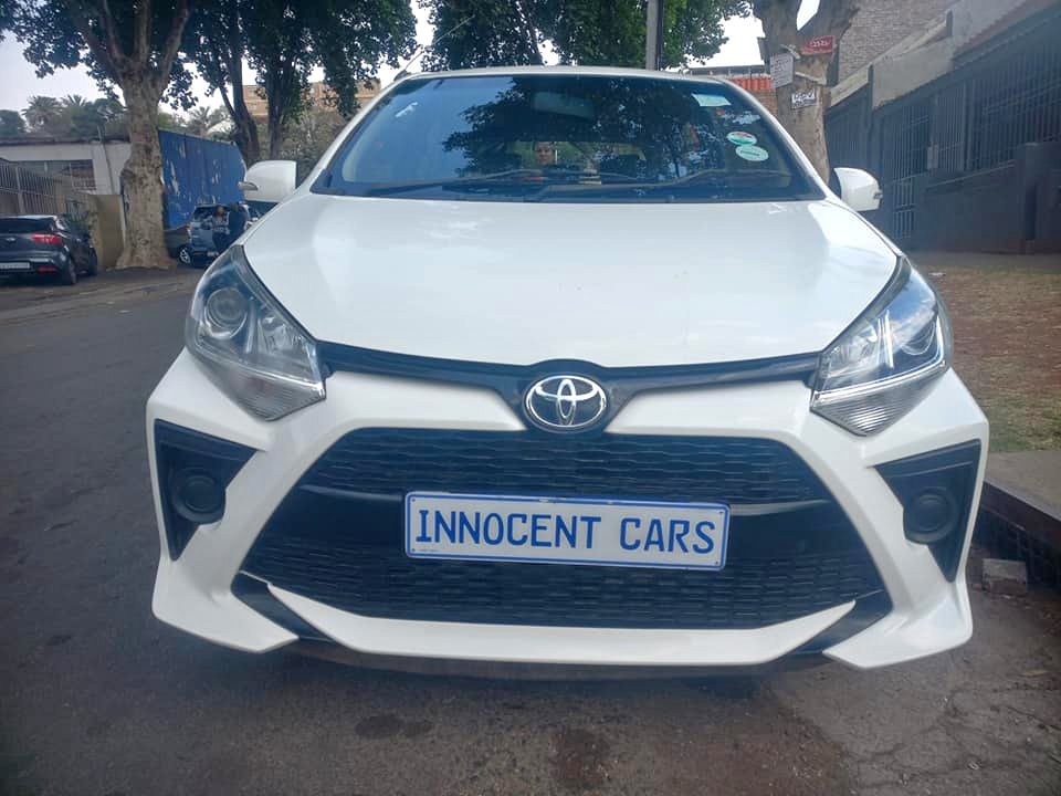 2021 TOYOTA AGYA 1.0 PETROL, AUTOMATIC, WHITE COLOR,  MILEAGE 77000KMS