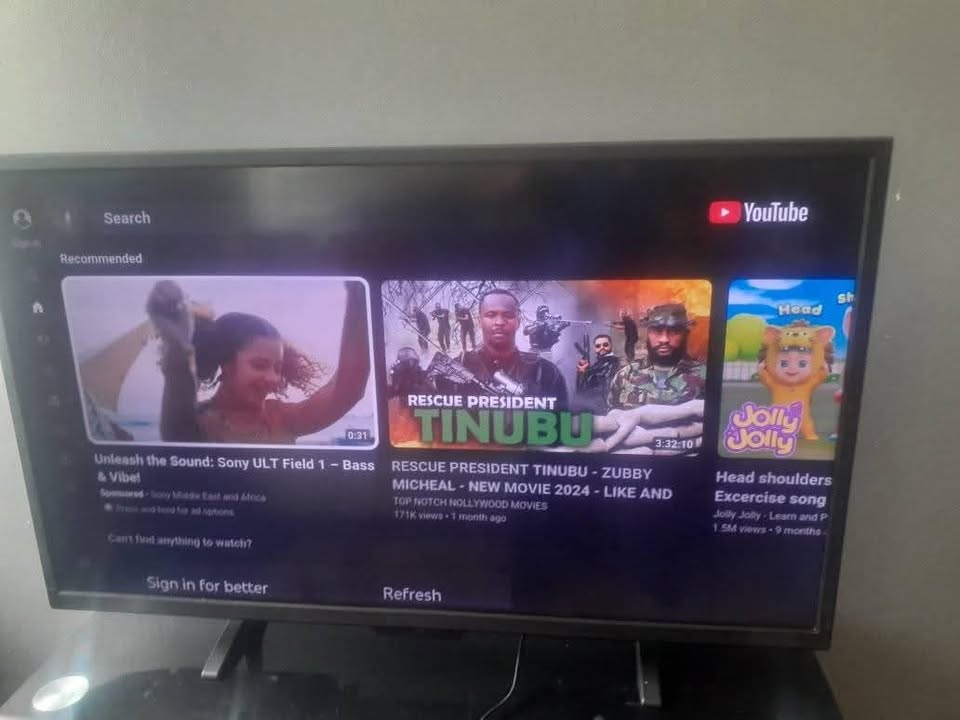 JVC Smart TV.  43". Still new with remote . Urgent Sale