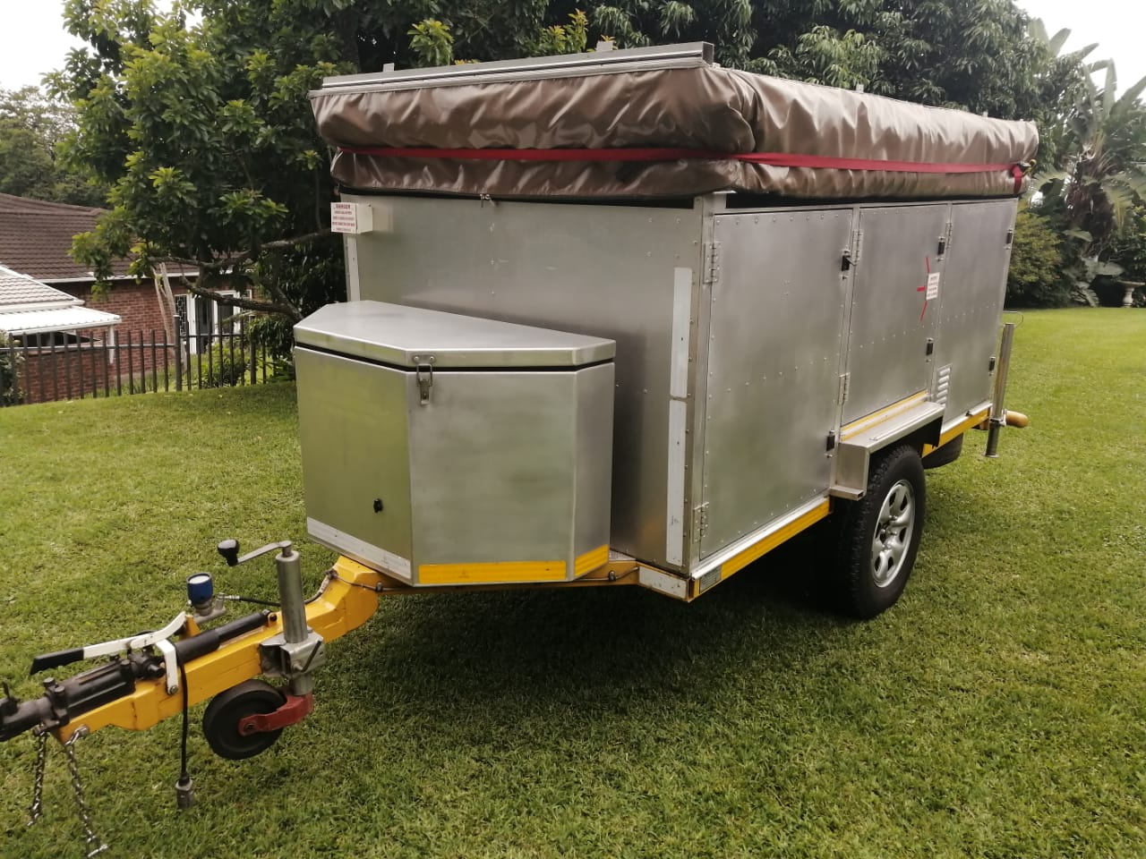 Sturdy custom built trailer, suitable for off road trips , camping and fishing