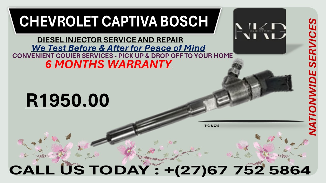 Chevrolet Captiva Bosch Diesel Fuel Injectors - Private Seller Chevrolet Captiva Bosch Diesel Fuel Injectors - Private Seller