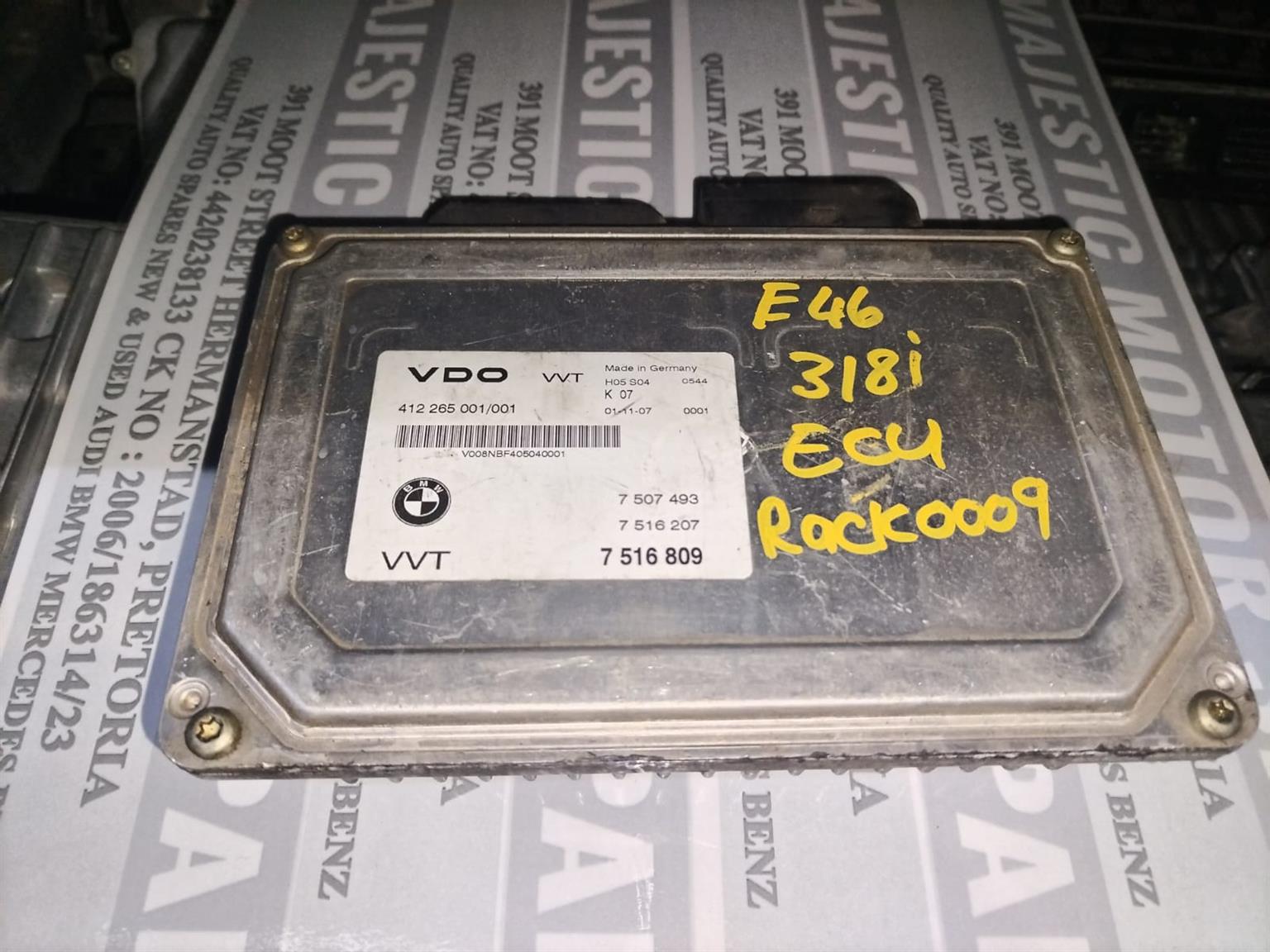 Bmw 318i E46 ECU for sale used - Private Seller Bmw 318i E46 ECU for sale used - Private Seller