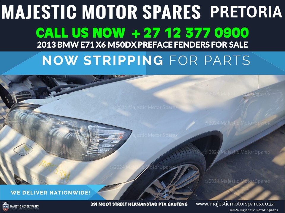 For Sale: 2013 BMW E71 X6 M50d Preface Fenders used - Private Seller For Sale: 2013 BMW E71 X6 M50d Preface Fenders used - Private Seller