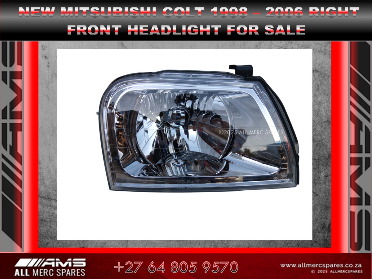 NEW MITSUBISHI COLT 1998–2006 RIGHT HEADLIGHT