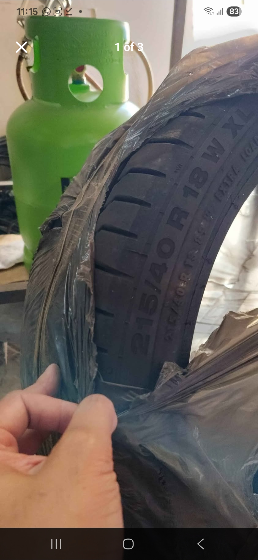 X2  Continental 215/40 R18 ContiSportContact 5