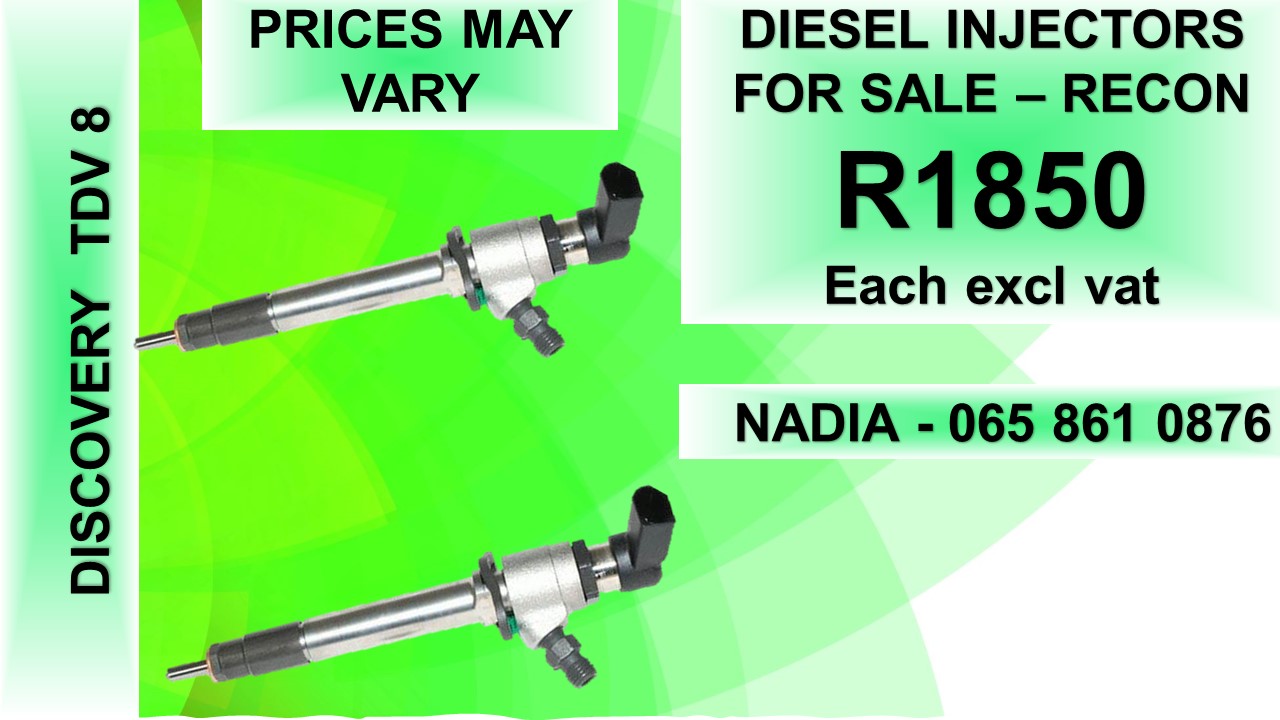 DISCOVERY TDV6 DIESEL INJECTORS FOR SALE OR TO RECON - Private Seller DISCOVERY TDV6 DIESEL INJECTORS FOR SALE OR TO RECON - Private Seller