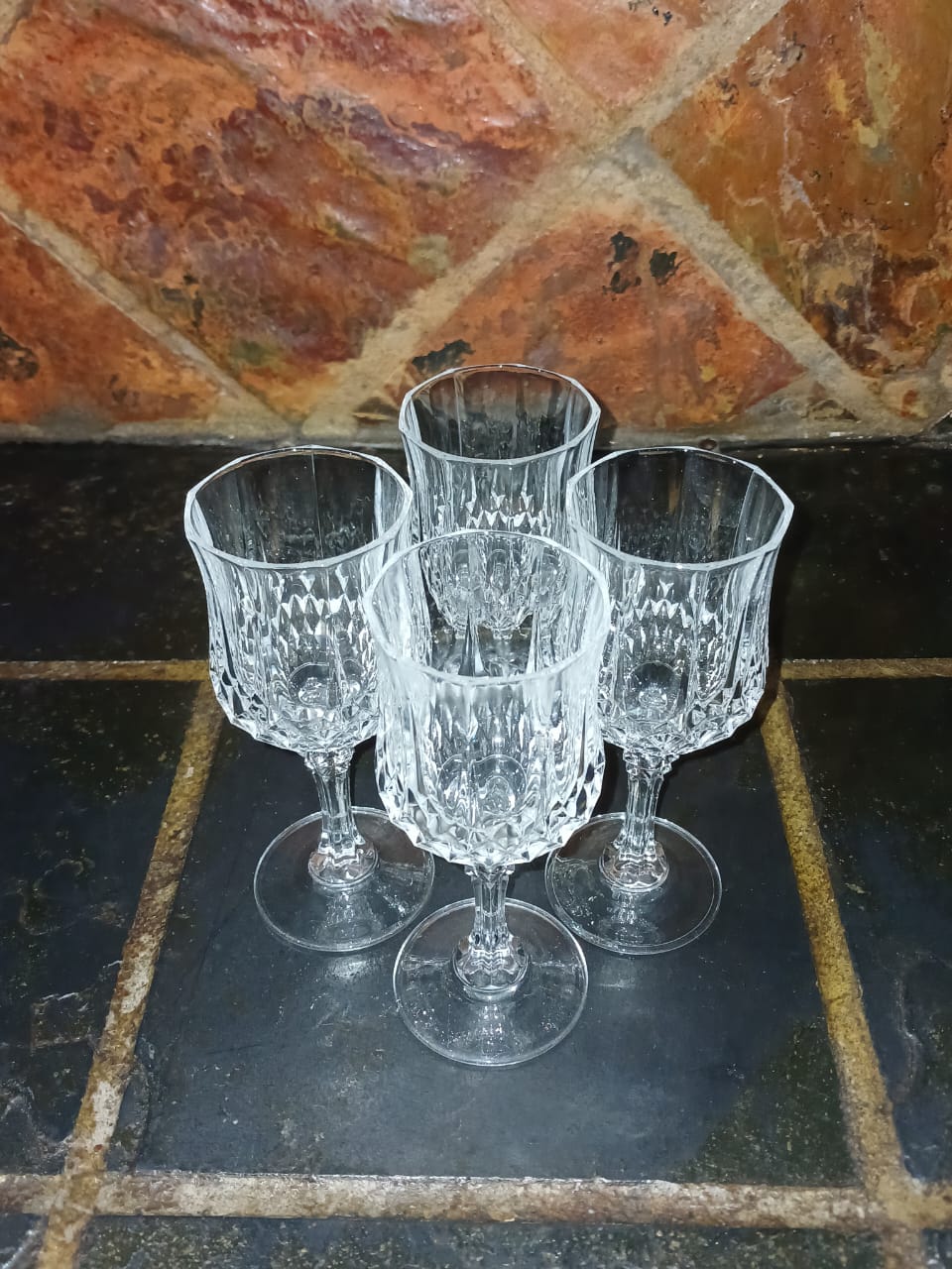 Cristal d’Arques Paris Longchamp  Crystal  Glasses