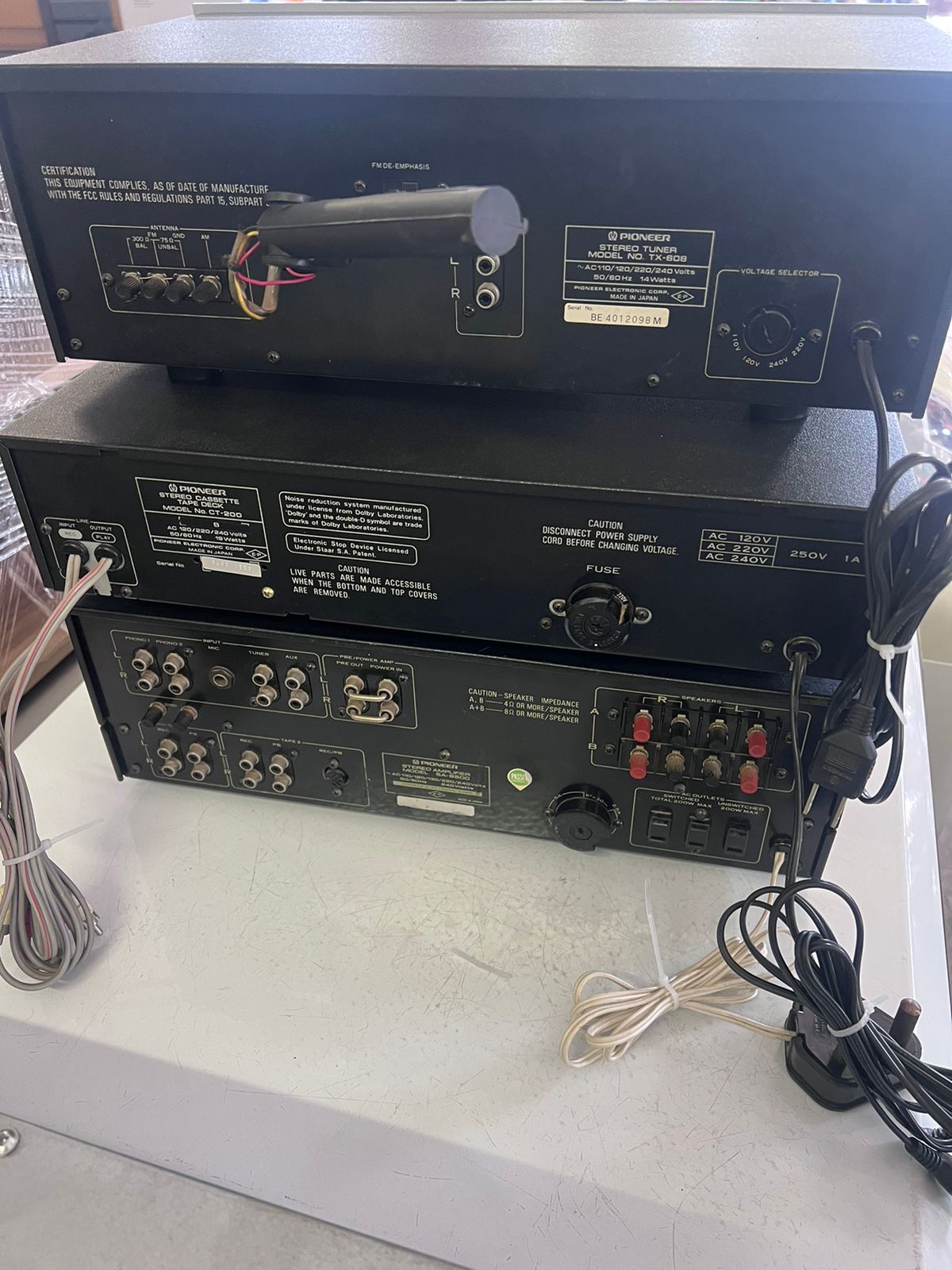 Vintage Pioneer Stereo Amplifier SA-8500