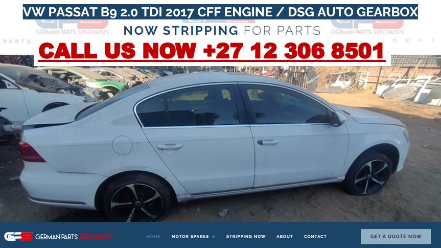 NOW STRIPPING FOR SPARES -VW PASSAT B9 2.0 TDI 2017 CFF ENGINE / DSG AUTO GEARBO - Private Seller NOW STRIPPING FOR SPARES -VW PASSAT B9 2.0 TDI 2017 CFF ENGINE / DSG AUTO GEARBO - Private Seller