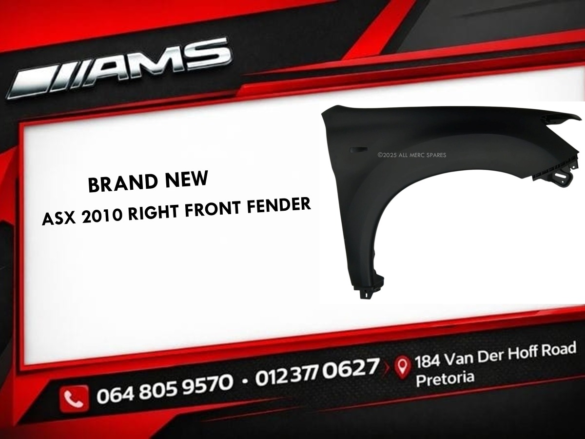 NEW MITSUBISHI ASX 2010 RIGHT FRONT FENDER - Private Seller NEW MITSUBISHI ASX 2010 RIGHT FRONT FENDER - Private Seller