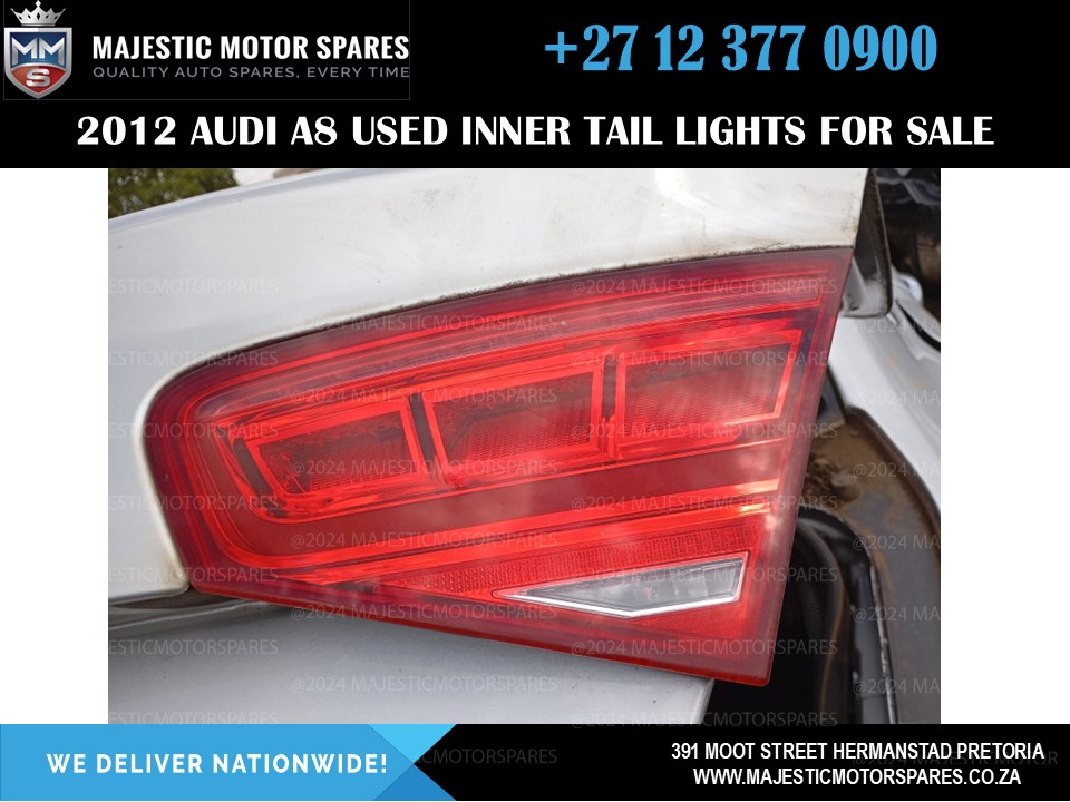 2012 Audi A8 Inner tail lights used for Sale - Private Seller 2012 Audi A8 Inner tail lights used for Sale - Private Seller