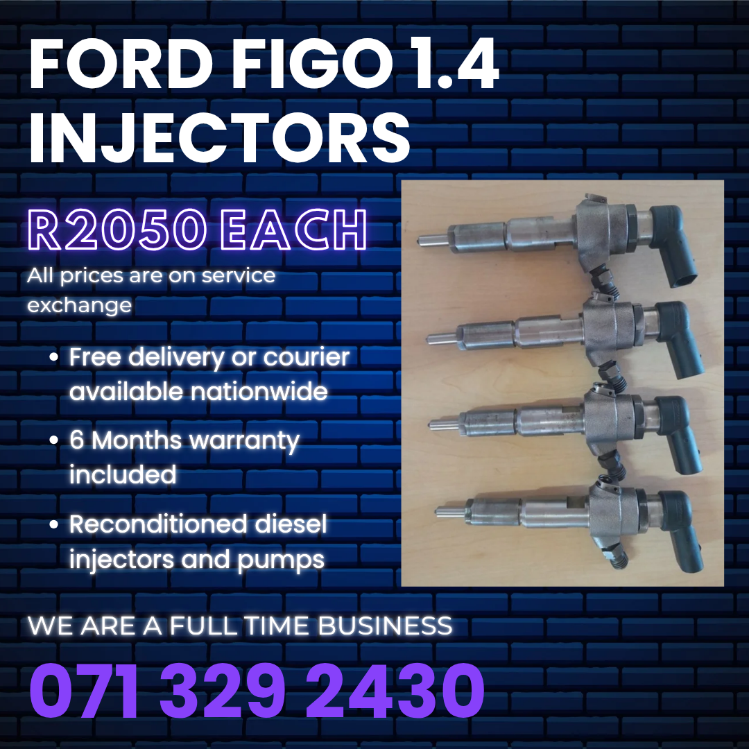 FORD FIGO 1.4 INJECTORS FOR SALE WITH WARRANTY - Private Seller FORD FIGO 1.4 INJECTORS FOR SALE WITH WARRANTY - Private Seller
