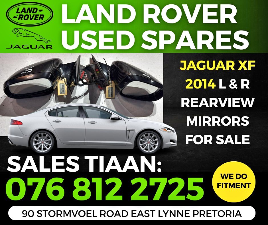 Land Rover and Jaguar Used Spares XF 2014 LEFT AND RIGHT Rear View Mirrors For Sale 3.0L SDV6 - Private Seller Land Rover and Jaguar Used Spares XF 2014 LEFT AND RIGHT Rear View Mirrors For Sale 3.0L SDV6 - Private Seller