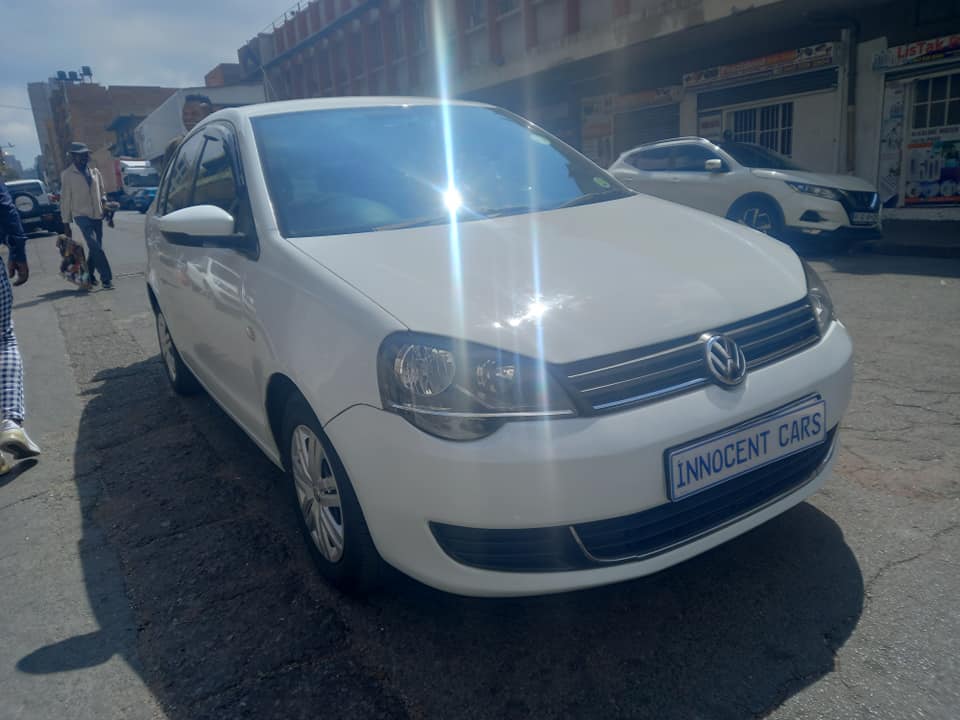 2016 VW POLO SEDAN 1.4 TRENDLINE PETROL, MANUAL, WHITE COLOR, MILEAGE