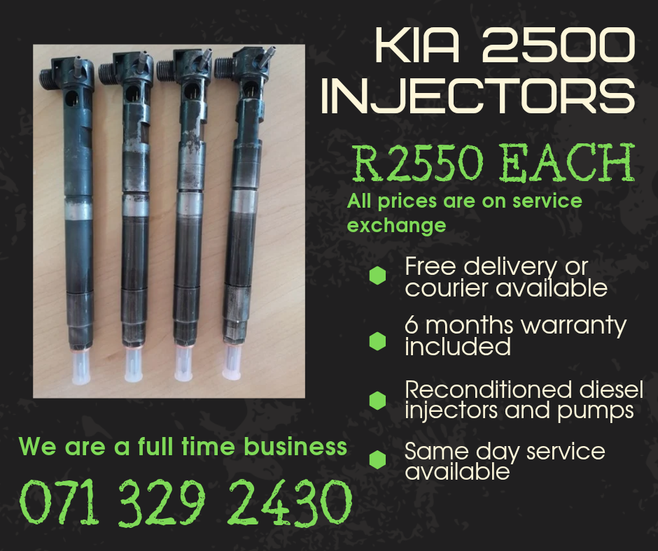 KIA 2500 INJECTORS FOR SALE WITH WARRANTY INCLUDED - Private Seller KIA 2500 INJECTORS FOR SALE WITH WARRANTY INCLUDED - Private Seller