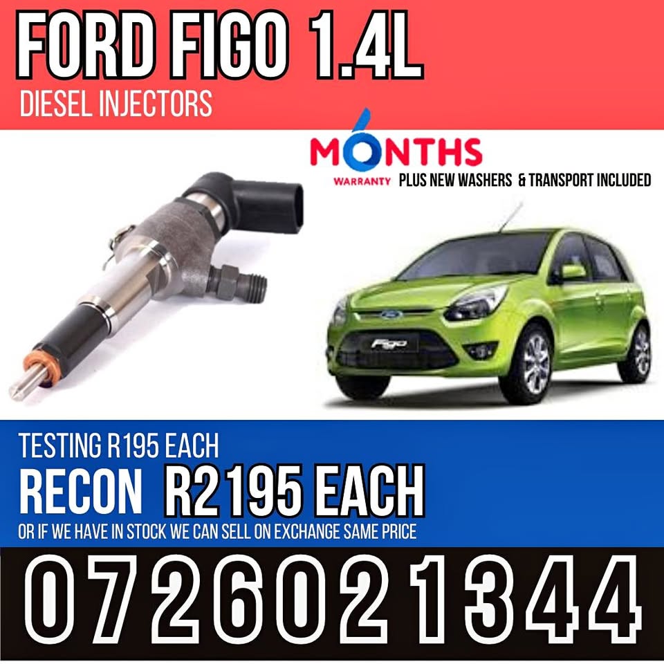 Ford Figo 1.4l diesel injectors for sale