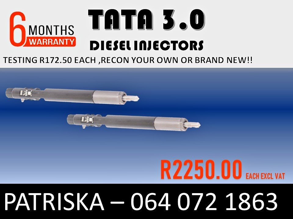 TATA 3.0 INJECTORS RECON YOUR OWN OR BRAND NEW FOR SALE