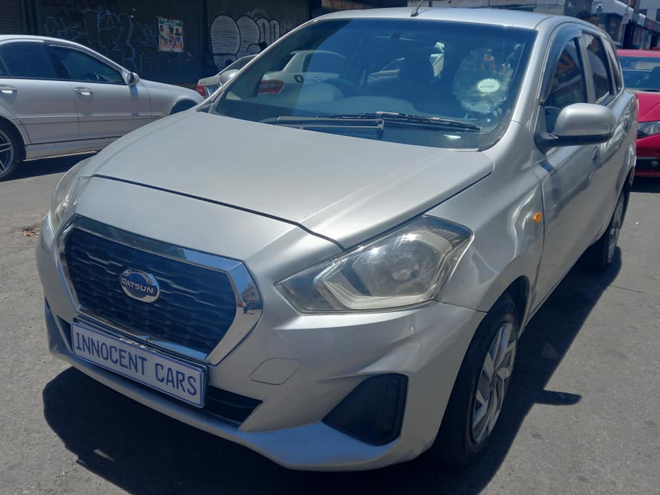 2019 GATSUN GO PLUS  1.2 PETROL, 7 SEATER, MANUAL, SILVER COLOUR, MILEAGE