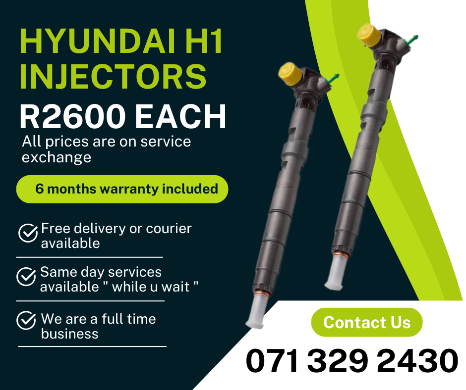 HYUNDAI H1 INJECTORS FOR SALE WITH WARRANTY - Private Seller HYUNDAI H1 INJECTORS FOR SALE WITH WARRANTY - Private Seller