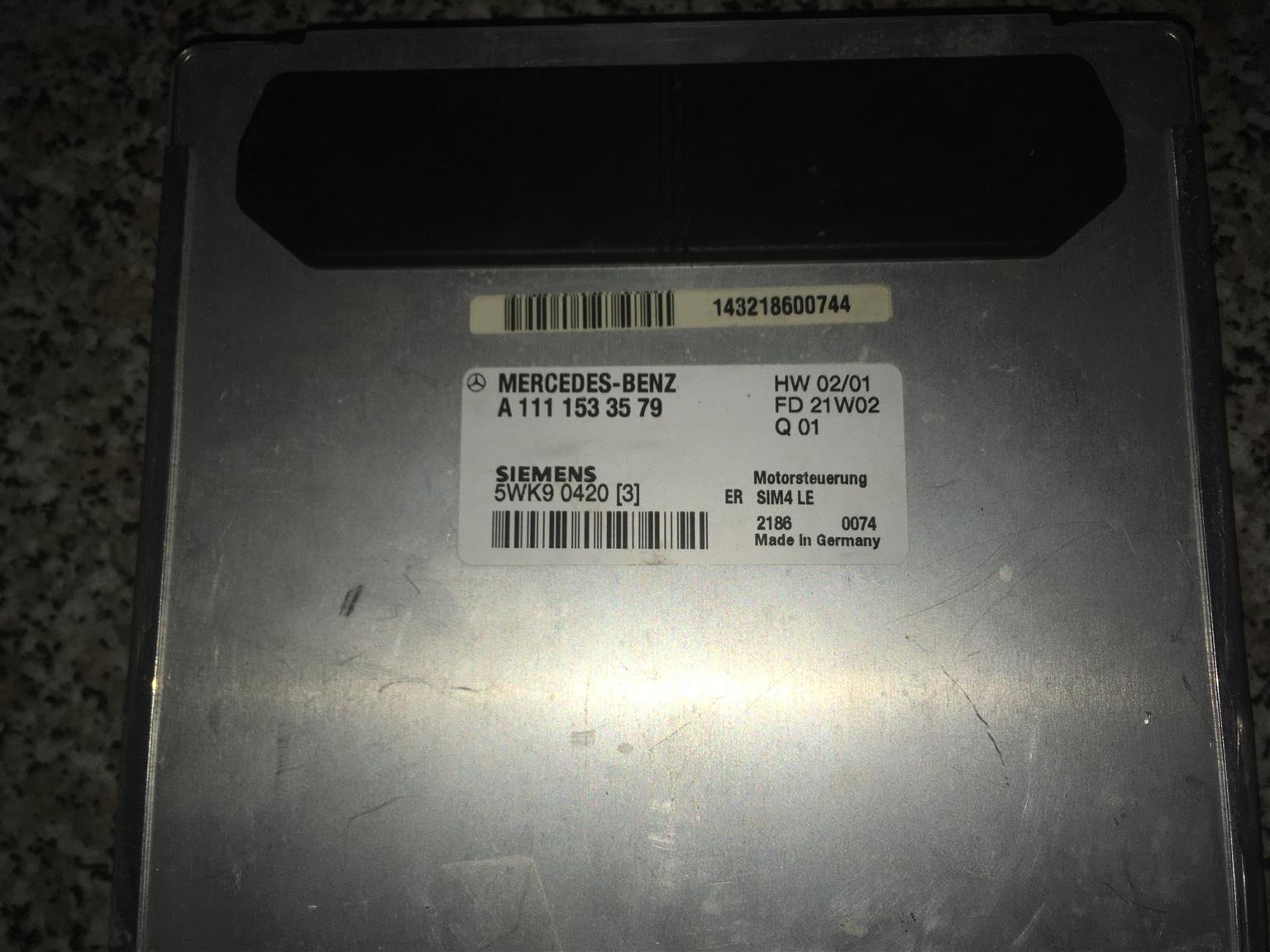 Mercedes’ Benz computer ecu for sale - Private Seller Mercedes’ Benz computer ecu for sale - Private Seller
