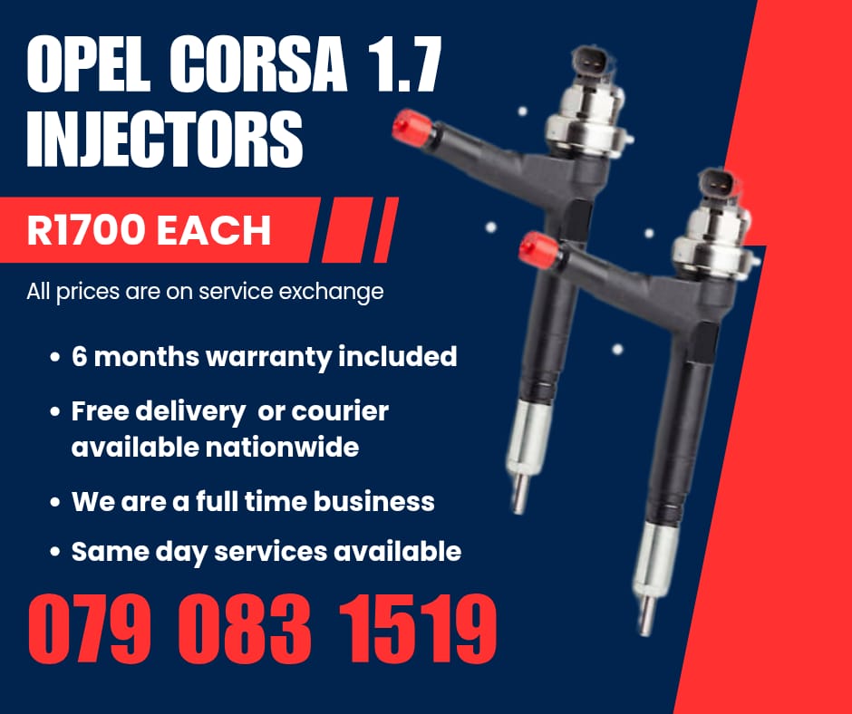 OPEL CORSA 1.7 INJECTORS FOR SALE WITH WARRANTY INCLUDED - Private Seller OPEL CORSA 1.7 INJECTORS FOR SALE WITH WARRANTY INCLUDED - Private Seller