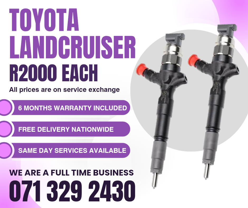 TOYOTA LANDCRUISER INJECTORS FOR SALE WITH WARRANTY - Private Seller TOYOTA LANDCRUISER INJECTORS FOR SALE WITH WARRANTY - Private Seller